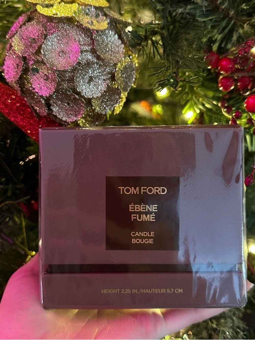TOM FORD Ebene Fume Candle New scented candle in box! Best gift 5.7 cm GWP